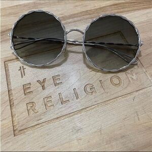 Elie Saab 004 Silver Sunglasses